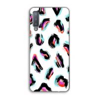 Cheetah color: Samsung Galaxy A7 (2018) Transparant Hoesje