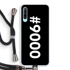 #9000: Huawei P Smart Pro Transparant Hoesje met koord