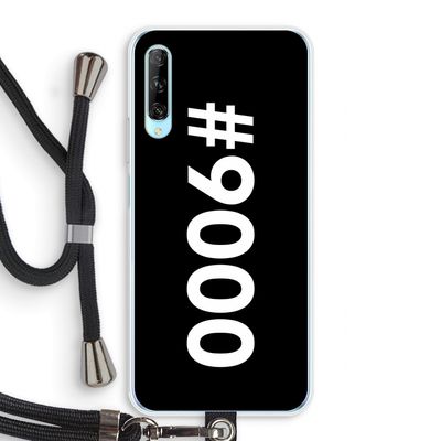 #9000: Huawei P Smart Pro Transparant Hoesje met koord