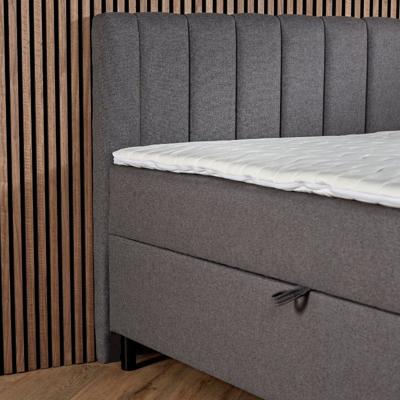 Boxspring Met Opbergruimte Billy 180x200 Cm Hoofdbord Stroken Met Opbergruimte Dekbed Discounter - Dekbed-Discounter.nl