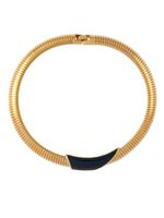 Susan Caplan Vintage collier Monet en maille serpent (années 1980) - Or