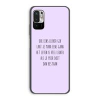 Gek: Xiaomi Redmi Note 10 5G Transparant Hoesje