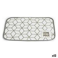 Placemat Kinvara 9999 9999 Wit Grijs 33 x 0,3 x 48 cm (12 Stuks)