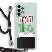 I love cacti: Samsung Galaxy A52s 5G Transparant Hoesje met koord