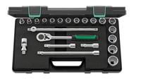 Stahlwille dopsleutelset | 22-delig 1/2 inch | sleutelwijdtes 10-32 mm | aantal tanden 36 12-kant | 1 stuk - 96031447 96031447