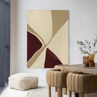 Urban Cotton Wandkleed 'Pandora' 80 x 110cm in Frame - black