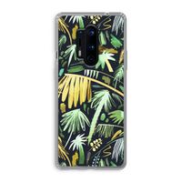 Tropical Palms Dark: OnePlus 8 Pro Transparant Hoesje