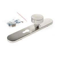Knopschild rvs pc55 45x245mm afgerond