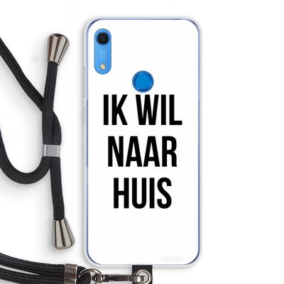 Ik wil naar huis: Huawei Y6s Transparant Hoesje met koord
