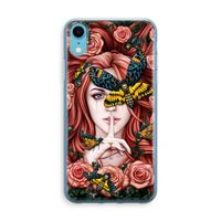Lady Moth: iPhone XR Transparant Hoesje
