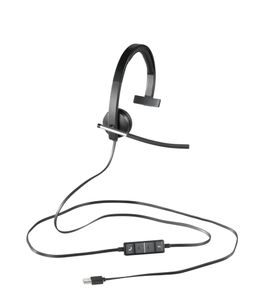 Logitech H650e Headset Hoofdband Zwart, Grijs