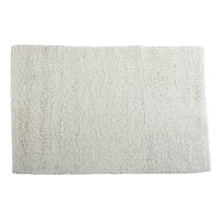 MSV Badkamerkleedje/badmat tapijt voor de vloer - ivoor wit - 40 x 60 cm - Badmatjes