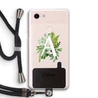 Green Brush: Pixel 3 XL Transparant Hoesje met koord