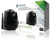 König SAS-IPCAM110B Indoor Pan-tilt Ip-camera voor Bewaking Op Afstand Zwart - thumbnail