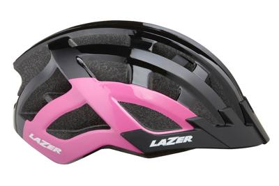 Lazer Petit DLX Helm Net+led+MIPS Zwart / Roze