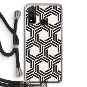 Geometrisch patroon: Huawei P Smart (2020) Transparant Hoesje met koord