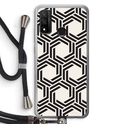 Geometrisch patroon: Huawei P Smart (2020) Transparant Hoesje met koord