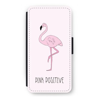 Pink positive: iPhone 12 Pro Flip Hoesje