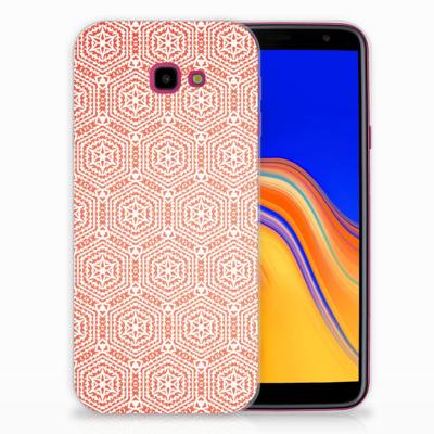 Samsung Galaxy J4 Plus (2018) | TPU bumper | Pattern Orange