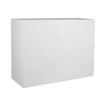 PLASTIC EDA Bloempot Wall Loft Graphit - 46 L - 78,5 x 29,5 x 60 cm - Witte ceruse - thumbnail