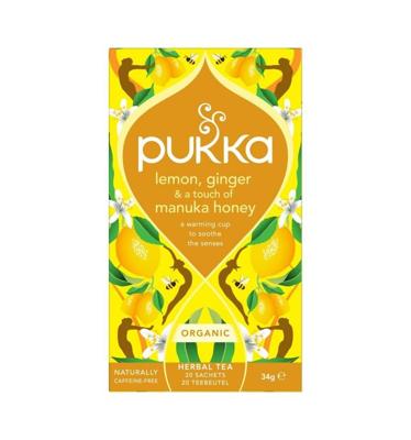 Lemon ginger touch of Manuka honey bio