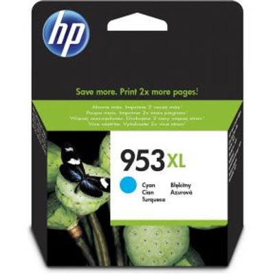 HP 953XL Cyan Original Ink Cartridge - [F6U16AE]
