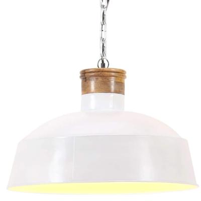 VidaXL Hanglamp industrieel e27 42 cm wit