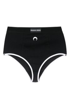 Marine Serre culotte en coton biologique - Noir