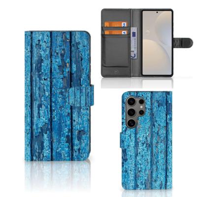 Samsung Galaxy S25 Ultra | Book Style Case | Wood Blue