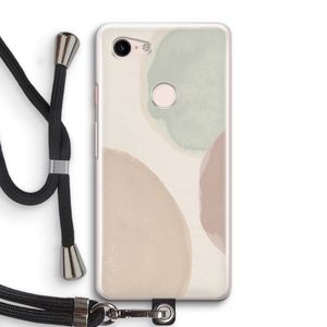 Geo #8: Pixel 3 Transparant Hoesje met koord