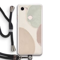 Geo #8: Pixel 3 Transparant Hoesje met koord