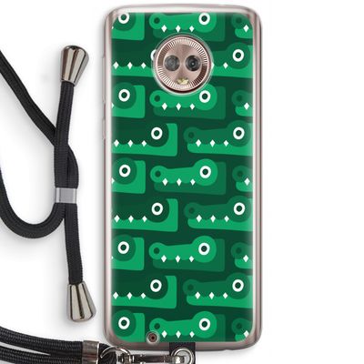 Crocs: Motorola Moto G6 Transparant Hoesje met koord