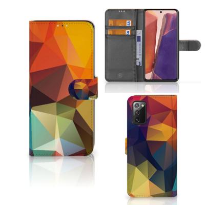 Samsung Galaxy Note 20 | Book Case | Polygon Color