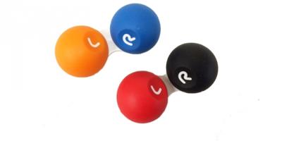 HIP Lenshouder Softgrip 4 kleuren - blauw/oranje zwart/rood