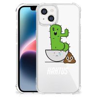 Apple iPhone 14 Plus Stevig Bumper Hoesje Cactus Poo