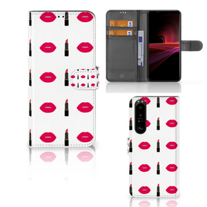 Sony Xperia 1 III Telefoon Hoesje Lipstick Kiss