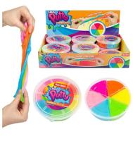 Toi Toys Crazy Putty Regenboog 6 kleuren
