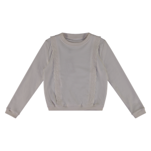 Vinrose Meisjes sweater - Egret