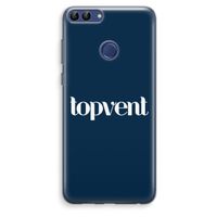 Topvent Navy: Huawei P Smart (2018) Transparant Hoesje