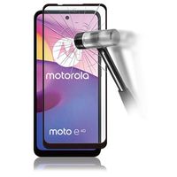 Panzer Full-Fit Motorola Moto E40/E30 Screenprotector - Zwart - thumbnail