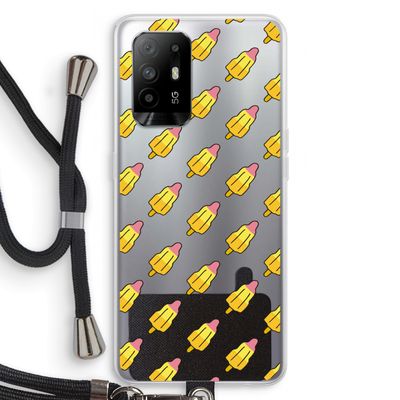 Waterijsjes: Oppo A95 5G Transparant Hoesje met koord