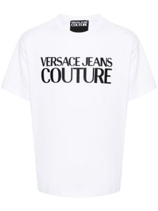 Versace Jeans Couture t-shirt en coton à logo imprimé - Blanc