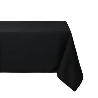 Stof Textiles Tafelkleed Nelson - 145 x 200 cm - zwart - Eettafel tafellakens - polyester