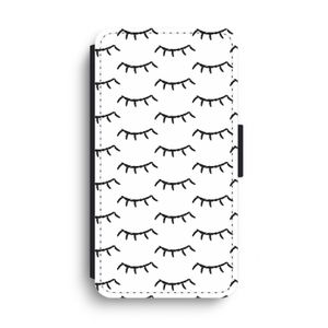 Wimpers: iPhone XS Max Flip Hoesje