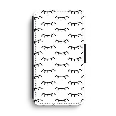 Wimpers: iPhone XS Max Flip Hoesje