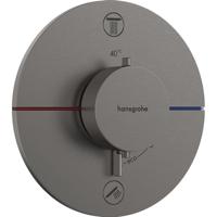 Hansgrohe Showerselect Comfort S thermostaat - inbouw - 2 functies - black chrome 15554340