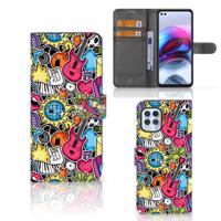 Motorola Moto G100 | Wallet Case | met Pasjes | Punk Rock