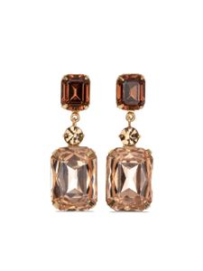 Jennifer Behr boucles d'oreilles Justine à ornements en cristal
