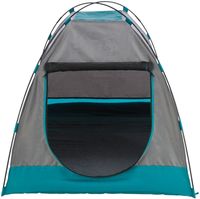 Trixie tent voor honden donkergrijs / petrol 80x65x63 cm - thumbnail