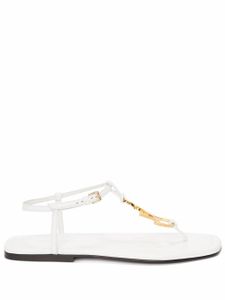 JW Anderson sandales à logo Anchor - Blanc